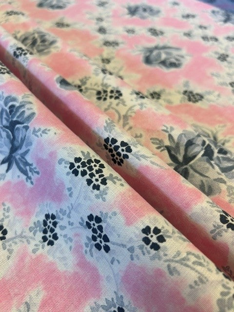Designers Guild - Wild Rose Peony Pink - 100% Cotton - 142cm