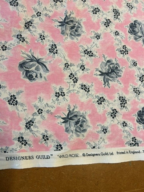 Designers Guild - Wild Rose Peony Pink - 100% Cotton - 142cm