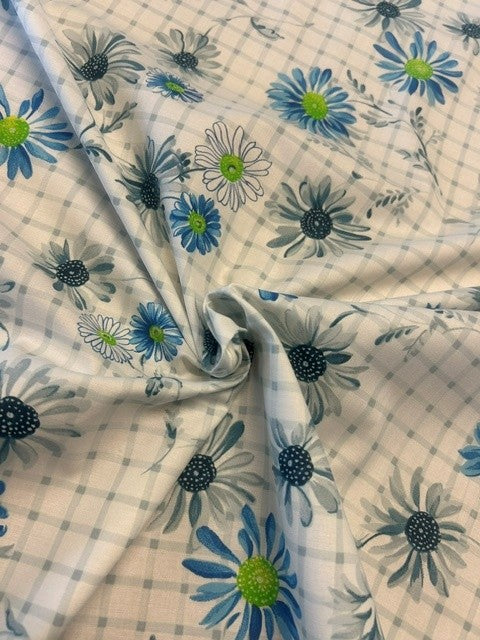 Designers Guild - Cosmos Cobalt - 100% Cotton - 138cm