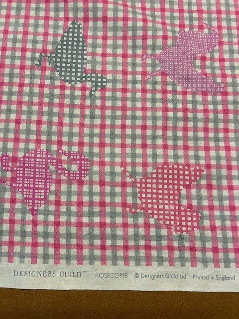 Designers Guild - Rosecomb Peony - 100% Cotton - 138cm
