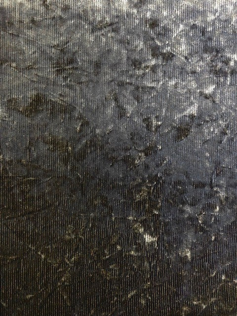 Mink Brown/Grey Ribbed Velvet – Luxurious Stretch Fabric for Stylish, Modern Garments