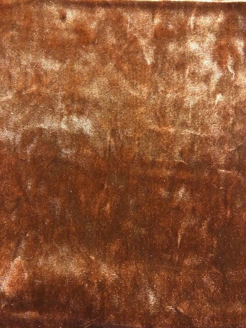 Tobacco Brown Smooth Velour – Luxe Soft Touch for Elegant Garments