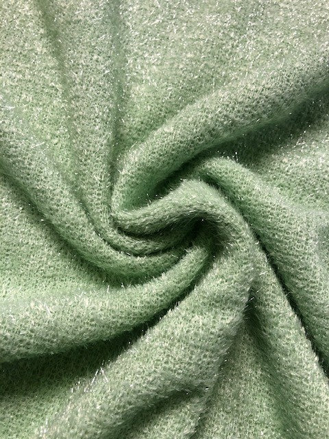Soft Mint Bouclé Knit – Cosy Texture & Modern Pastel Style