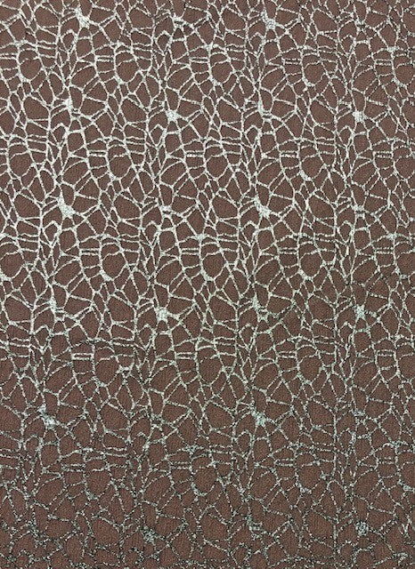 Pink Metallic Crackle Crinkle Fabric – Shimmering Texture for Standout Designs