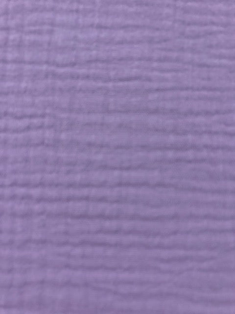 Dusky Lilac 100% Cotton Seersucker Fabric – 134 cm