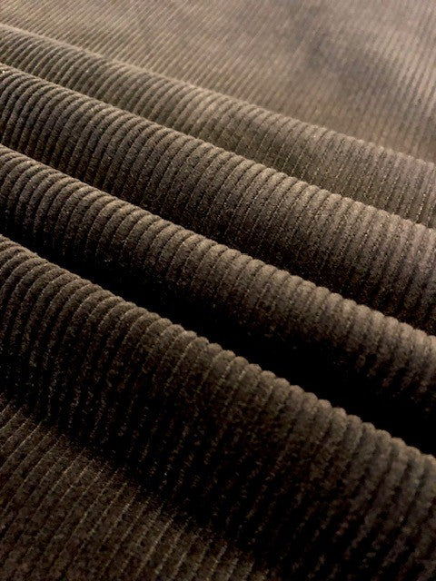 Black 100% Cotton Corduroy – Classic, Durable & Perfect for Stylish Garments