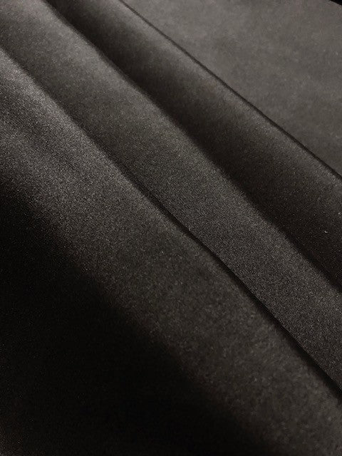 Black Matte Satin – 100% Silk
