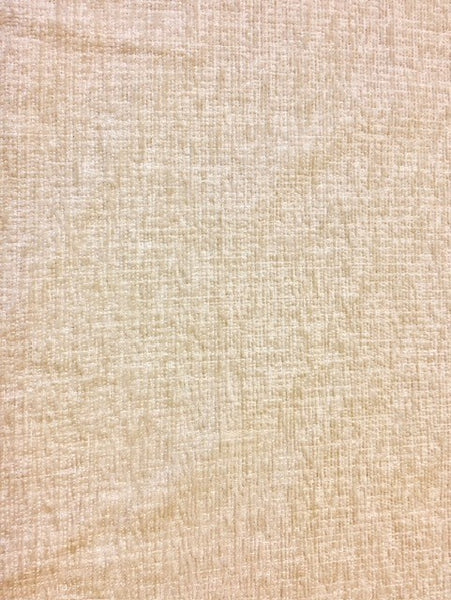 Ivory Two Tone Chenille Fabric With Fire Retardant Finish