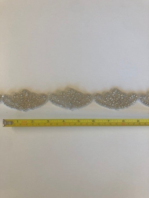 Crystal Trim/Applique 4cm Wide