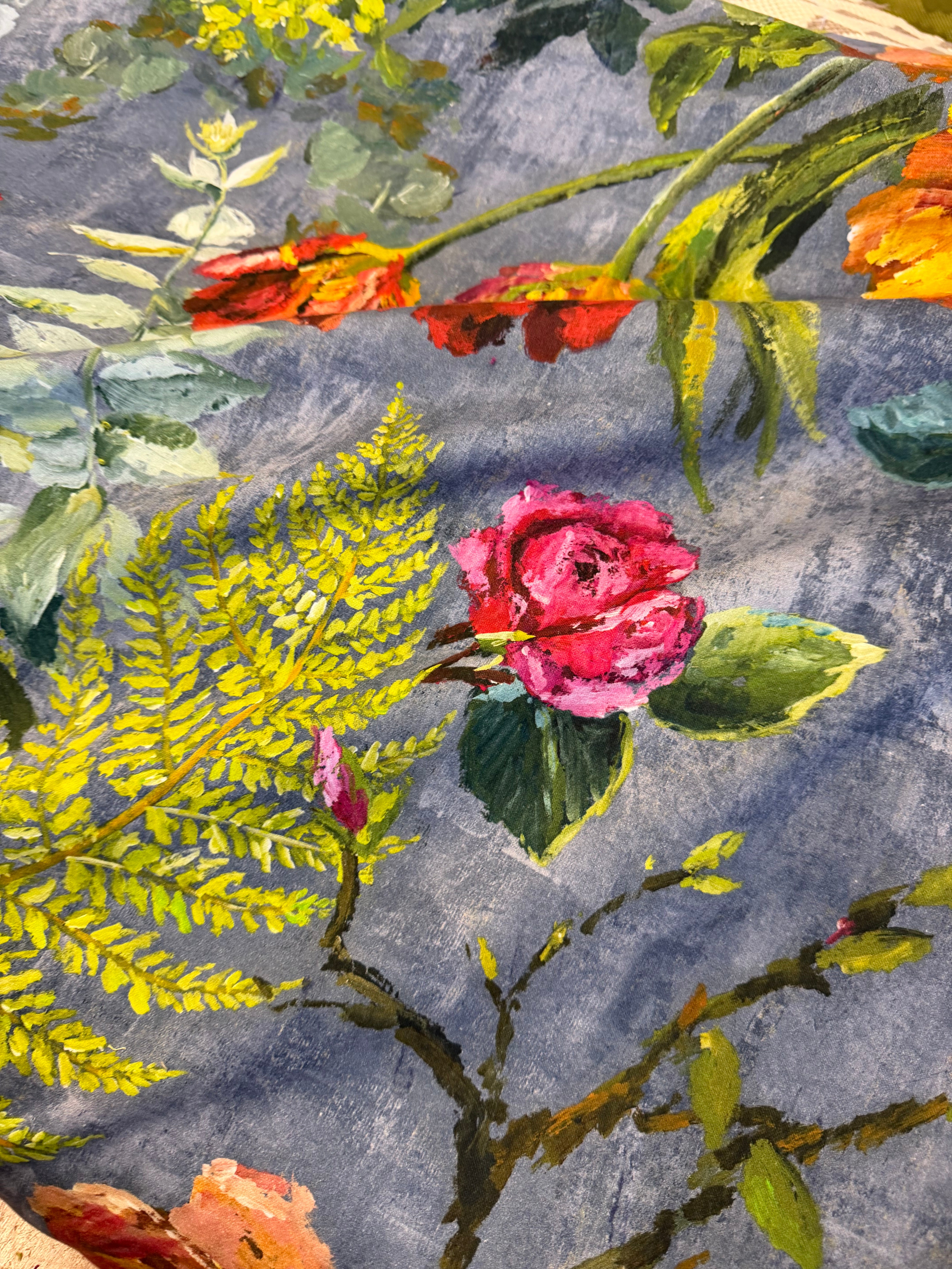Designers Guild Tulipani Cotton Fabric – Botanical Floral Print – 137cm Wide