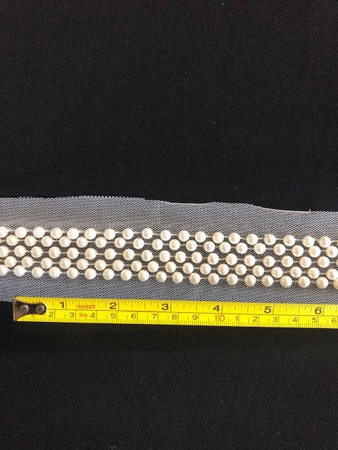 Ivory Pearl Trim 3cm Wide