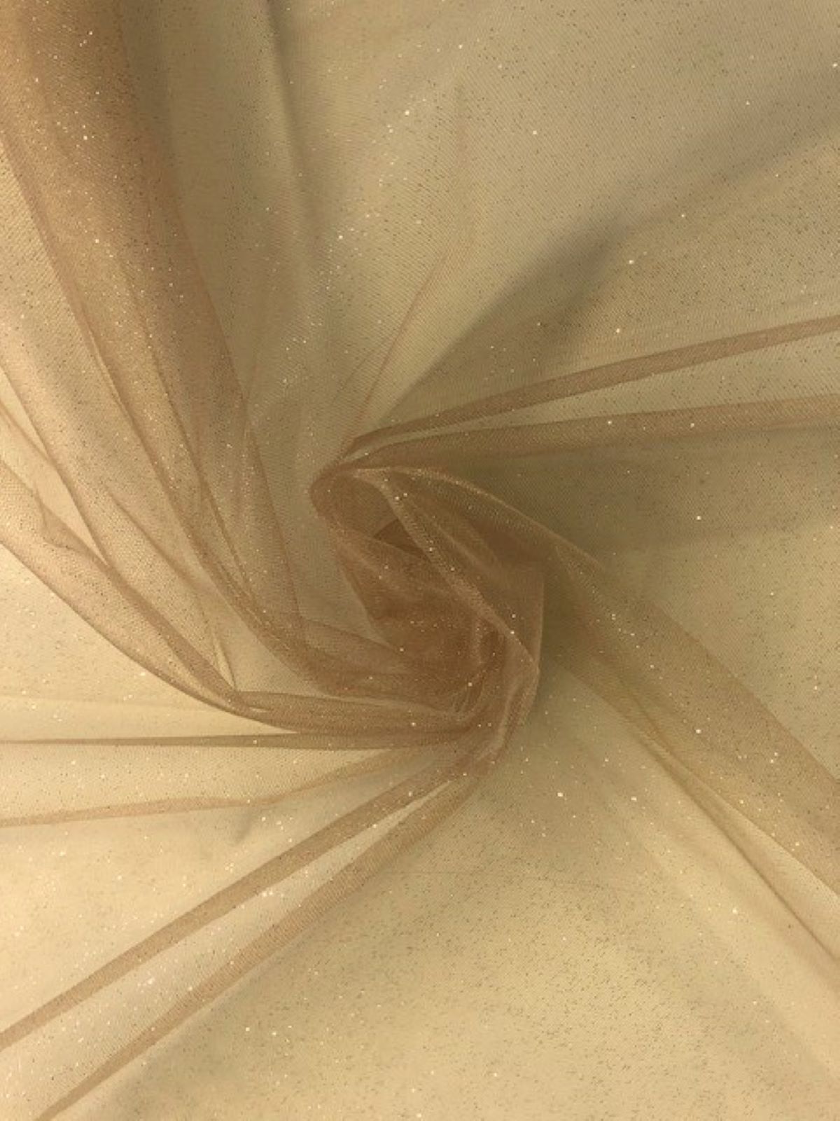 Nude Glitter Tulle