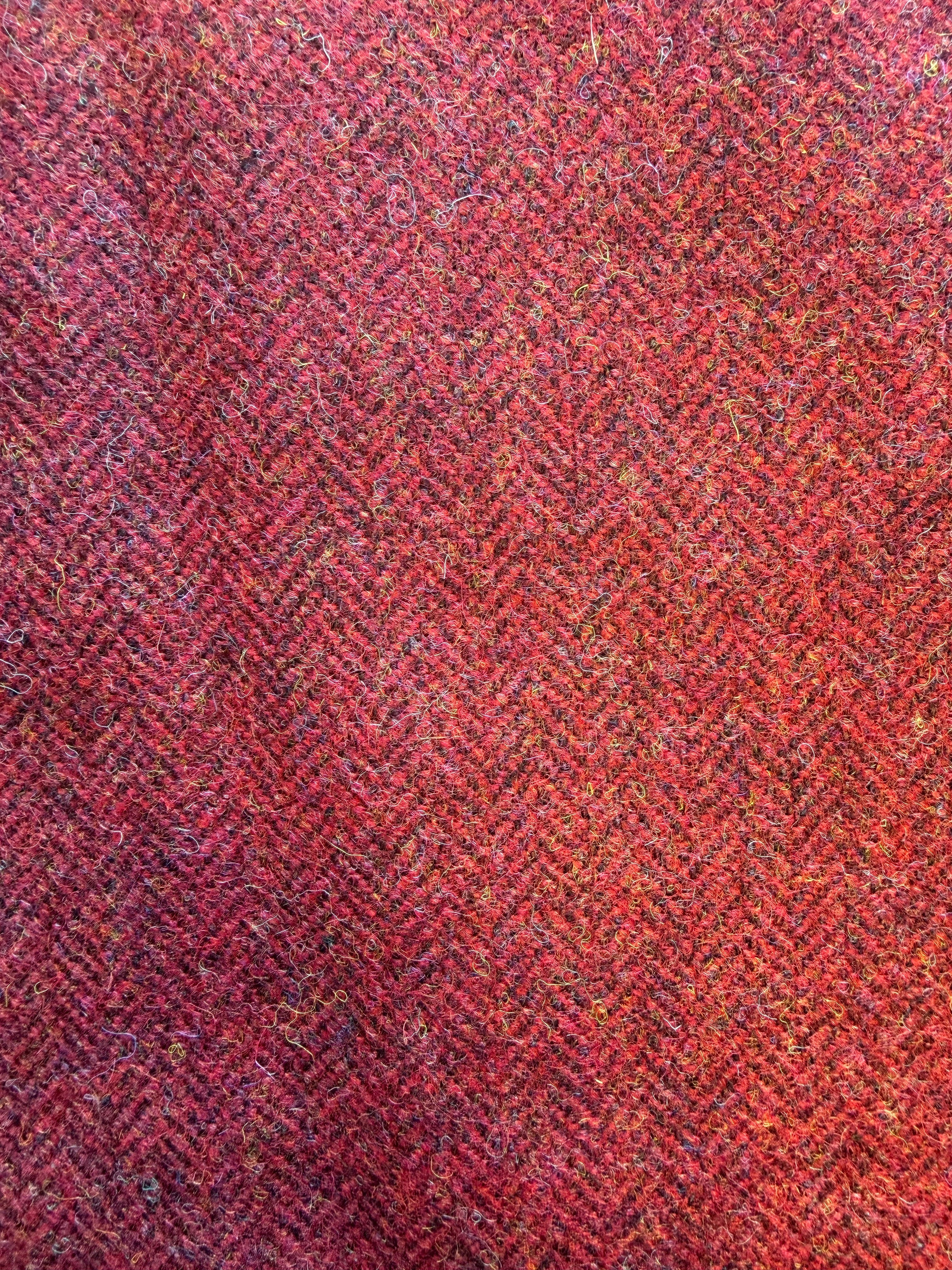 Burgundy Wool Twill