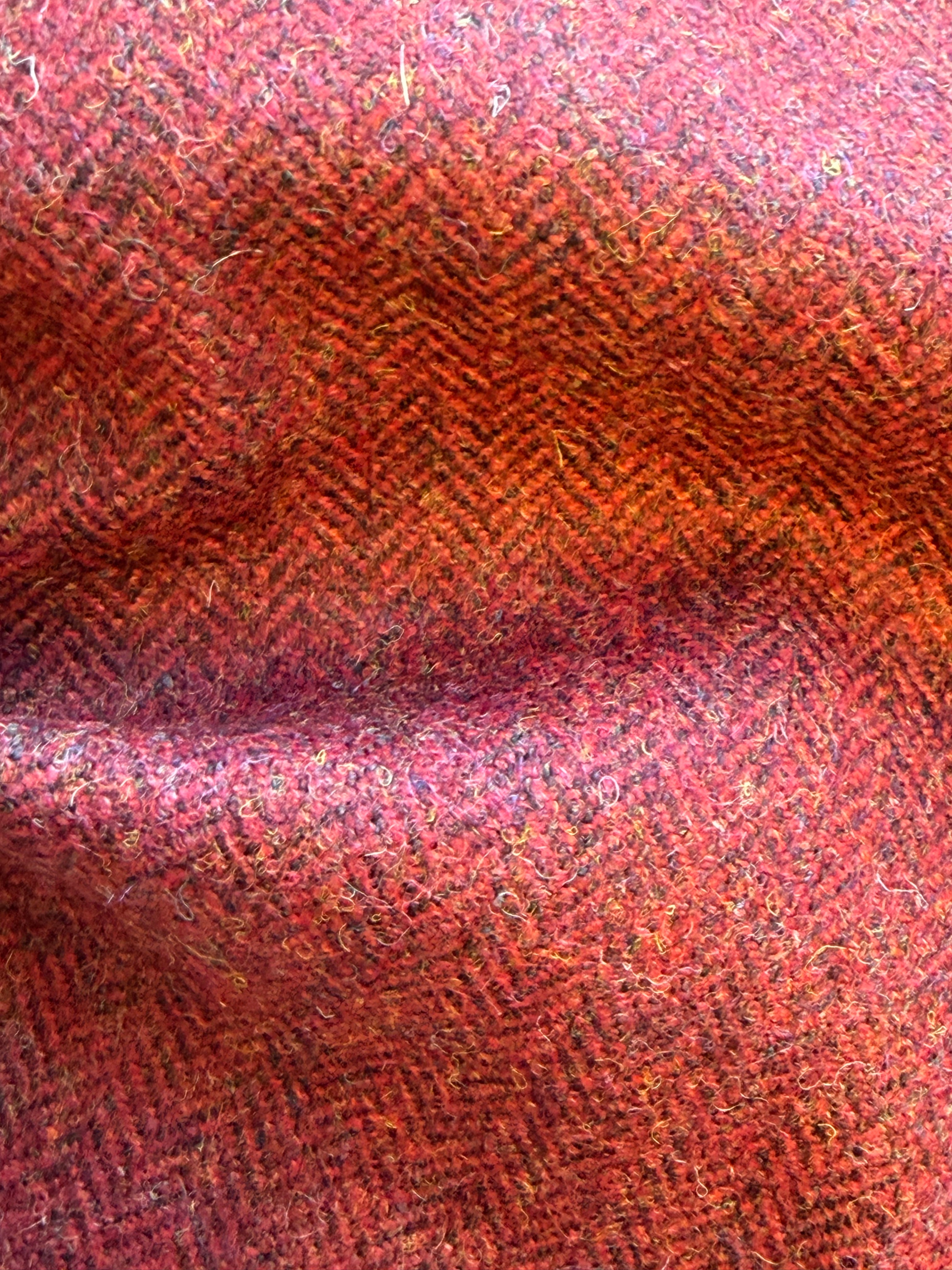 Burgundy Wool Twill