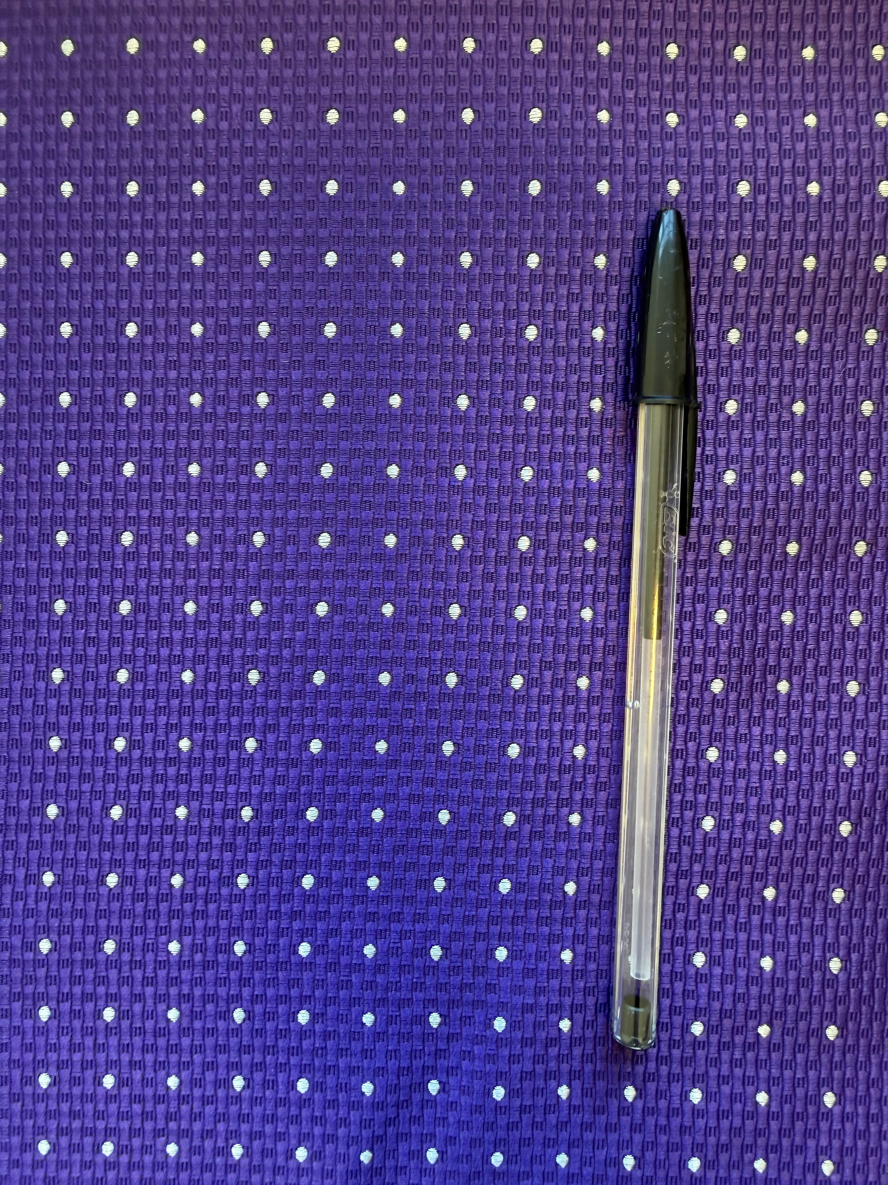 Purple Textured Woven Fabric with White Spot – 130 cm Wide