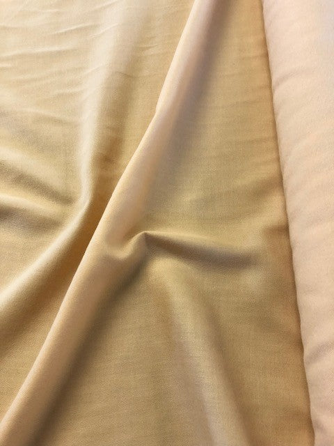 Champagne Super Soft Twill. 150g/m2, 100% Polyester. Roll Size: 4.5m