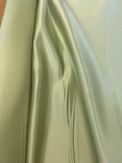 Willow Green Non Snag Matt Duchess Satin. 190g/m2, 100% Polyester. Roll Size: 3.3m