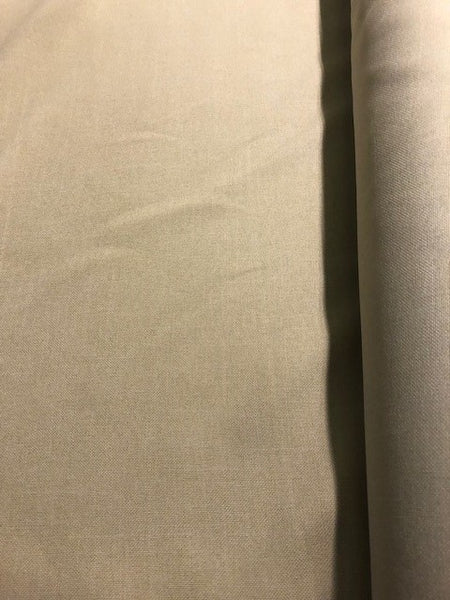 Deep Cream Polyester Plain Weave. 220g/m2. Roll Size - 7m