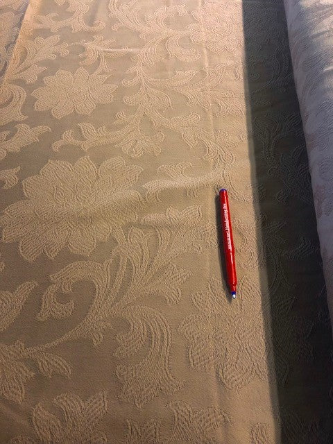 Coffee Textured Jacquard, 300g/m2. Roll Size - 7.5m