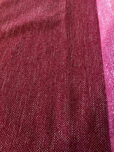 Rose Semi Plain Thick Weave "Beaumont - Garda Rose". 420g/m2. Roll Size - 2m