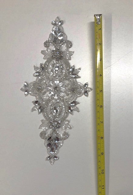 25cm Long Crystal Applique
