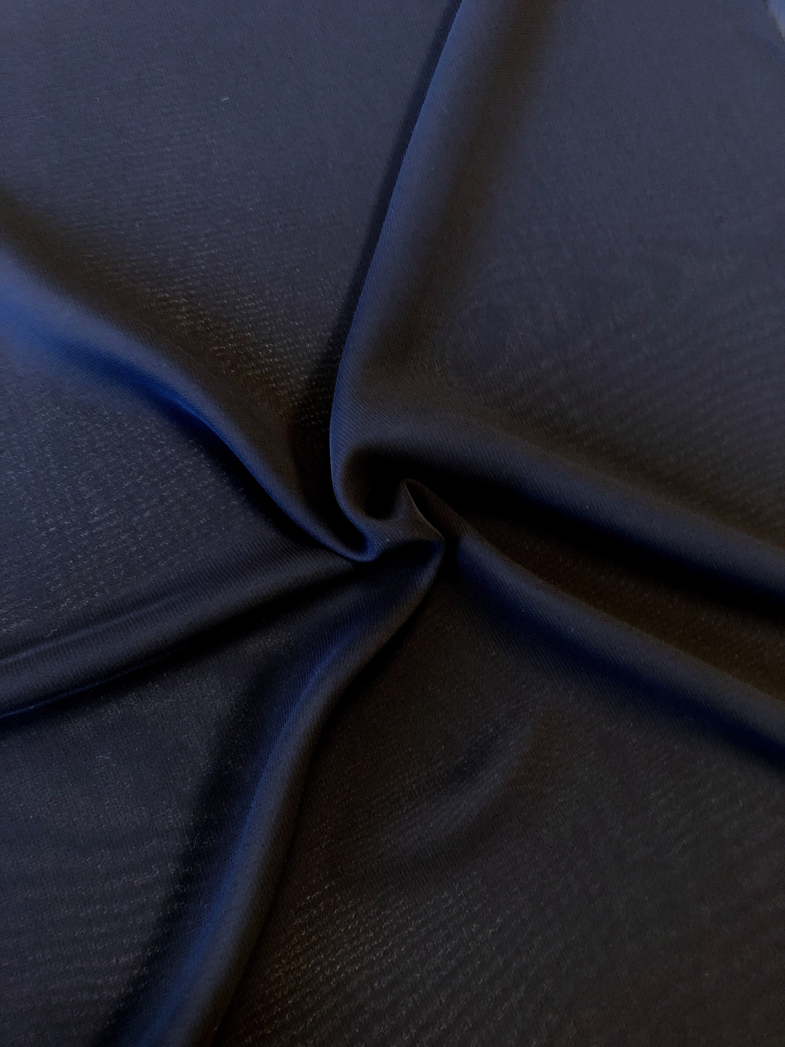 Navy Fine Chiffon