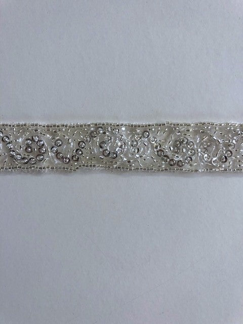 Crystal 3cm Twirl Edging Design