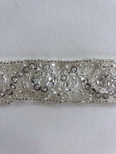 Crystal 3cm Twirl Edging Design