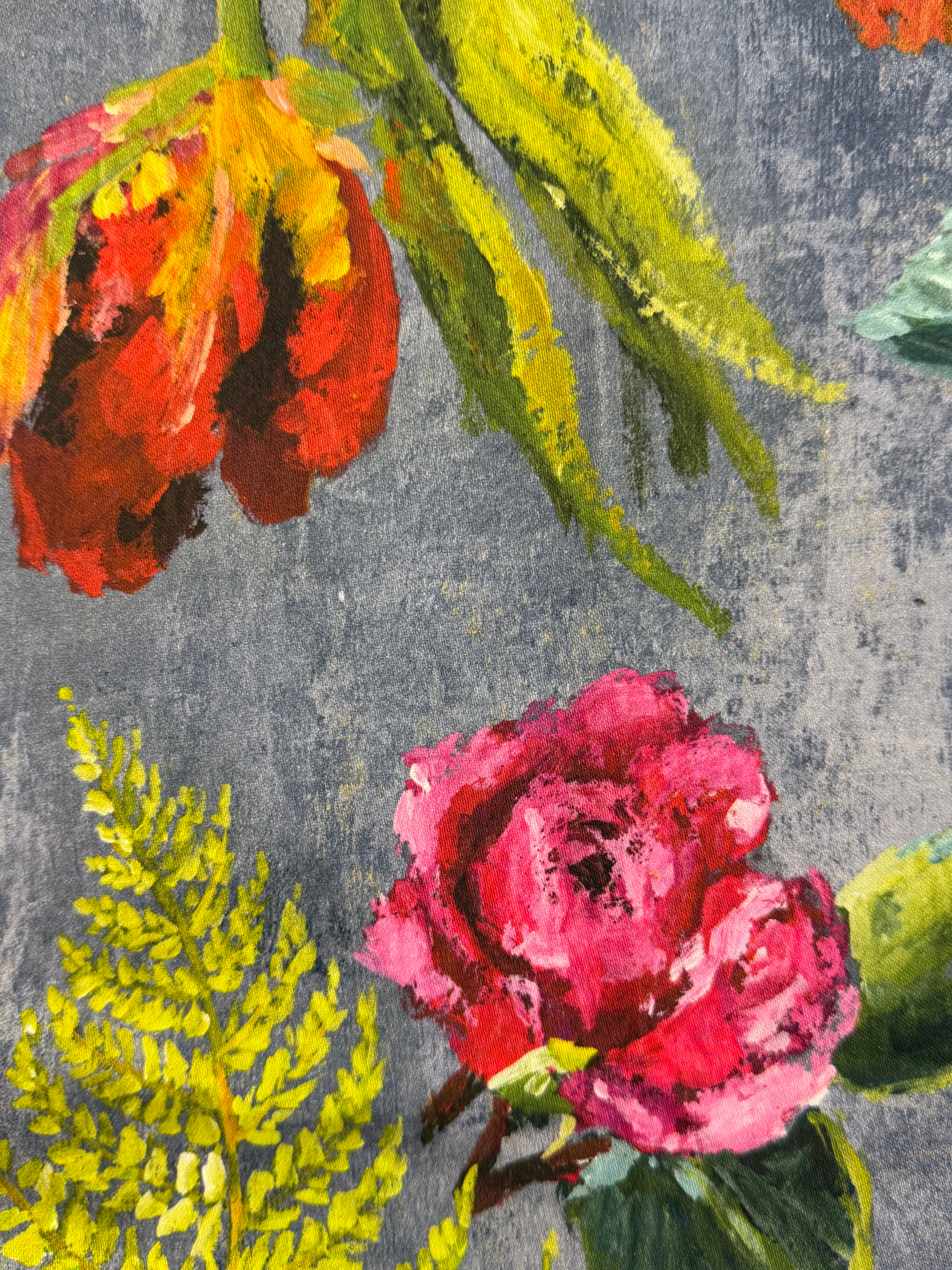 Designers Guild Tulipani Cotton Fabric – Botanical Floral Print – 137cm Wide