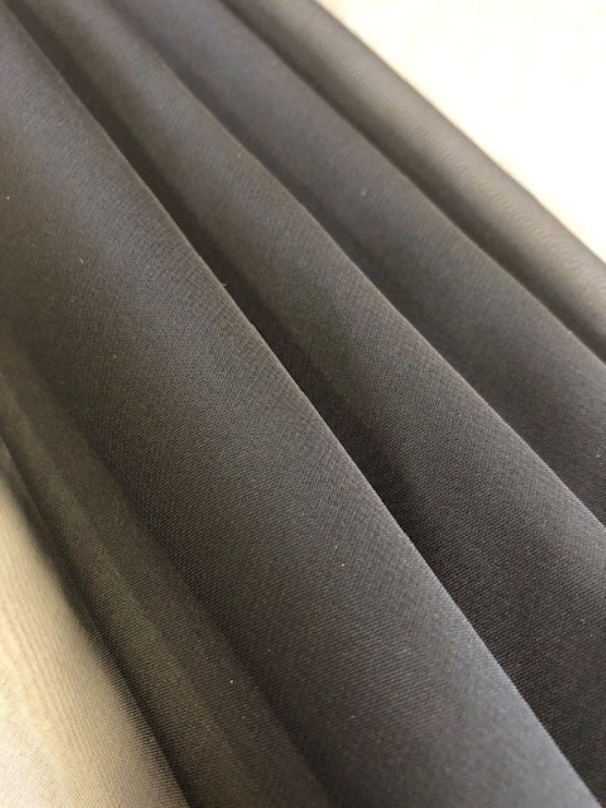 Black Lightweight Fly Away Chiffon