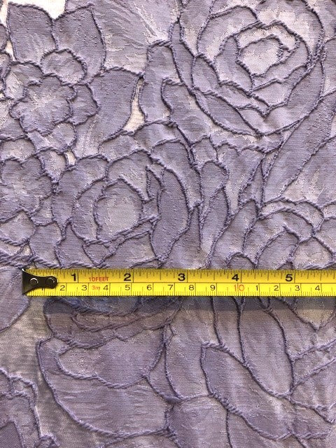 Lavender Two Tone Corded Textured Jacquard