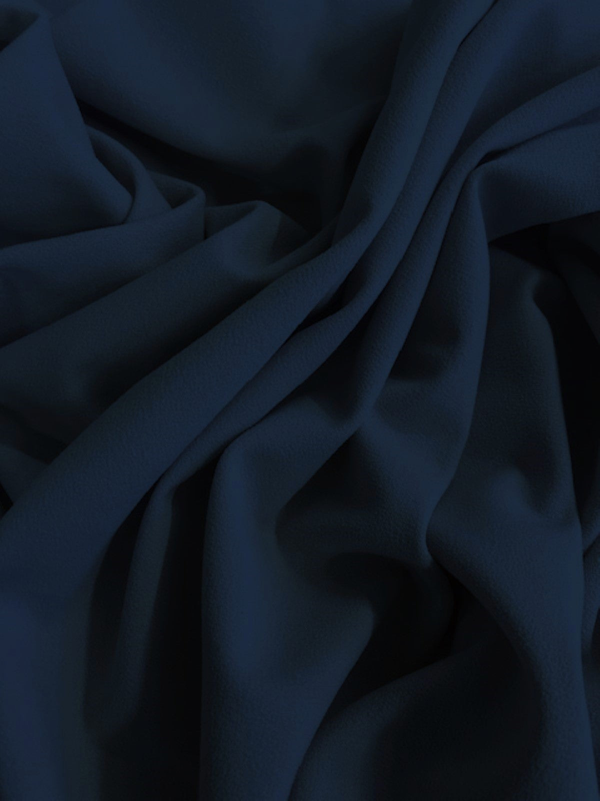 Navy Scuba Crepe Knit