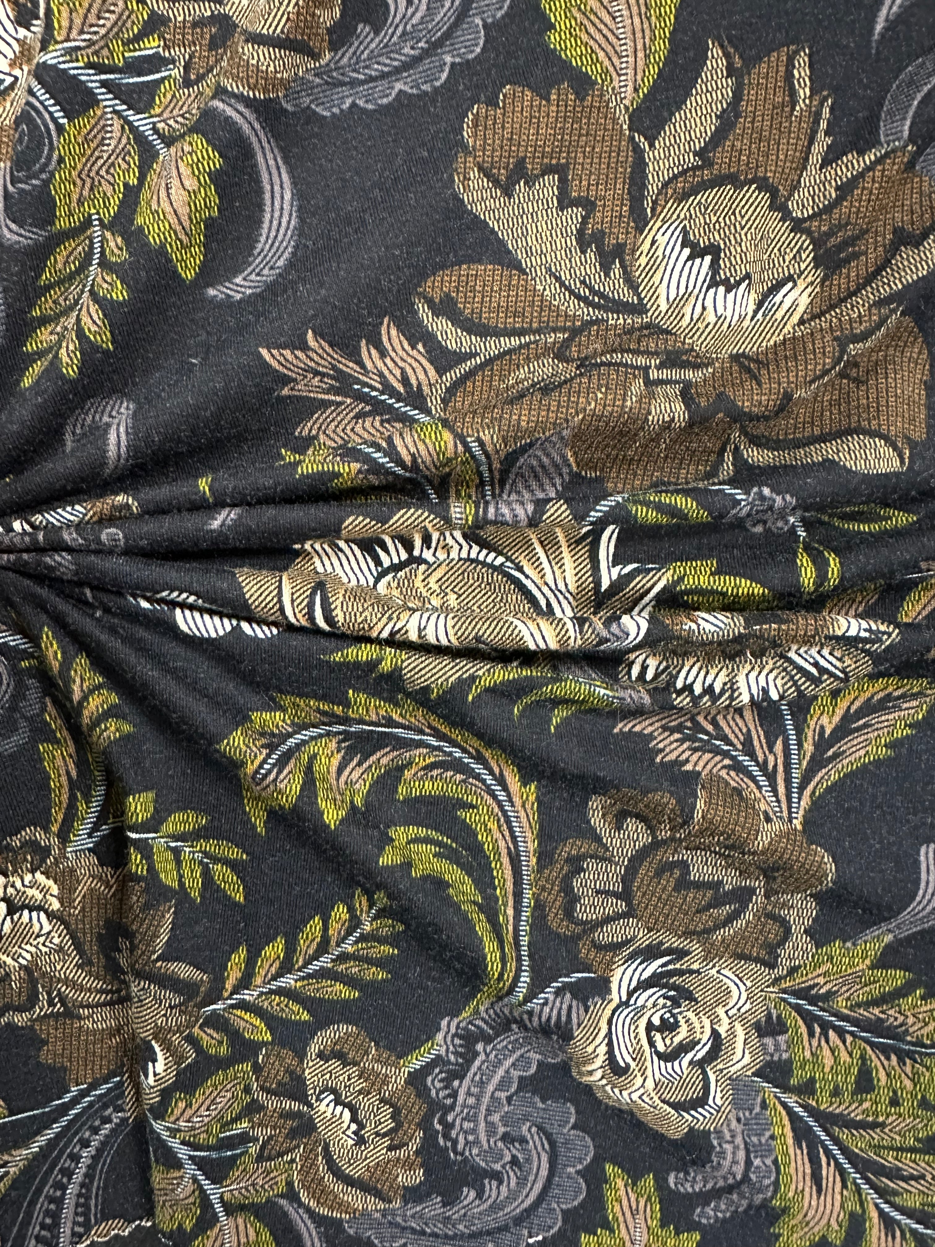 Stretch Viscose Mock Jacquard Fabric – Black – 150 cm Wide