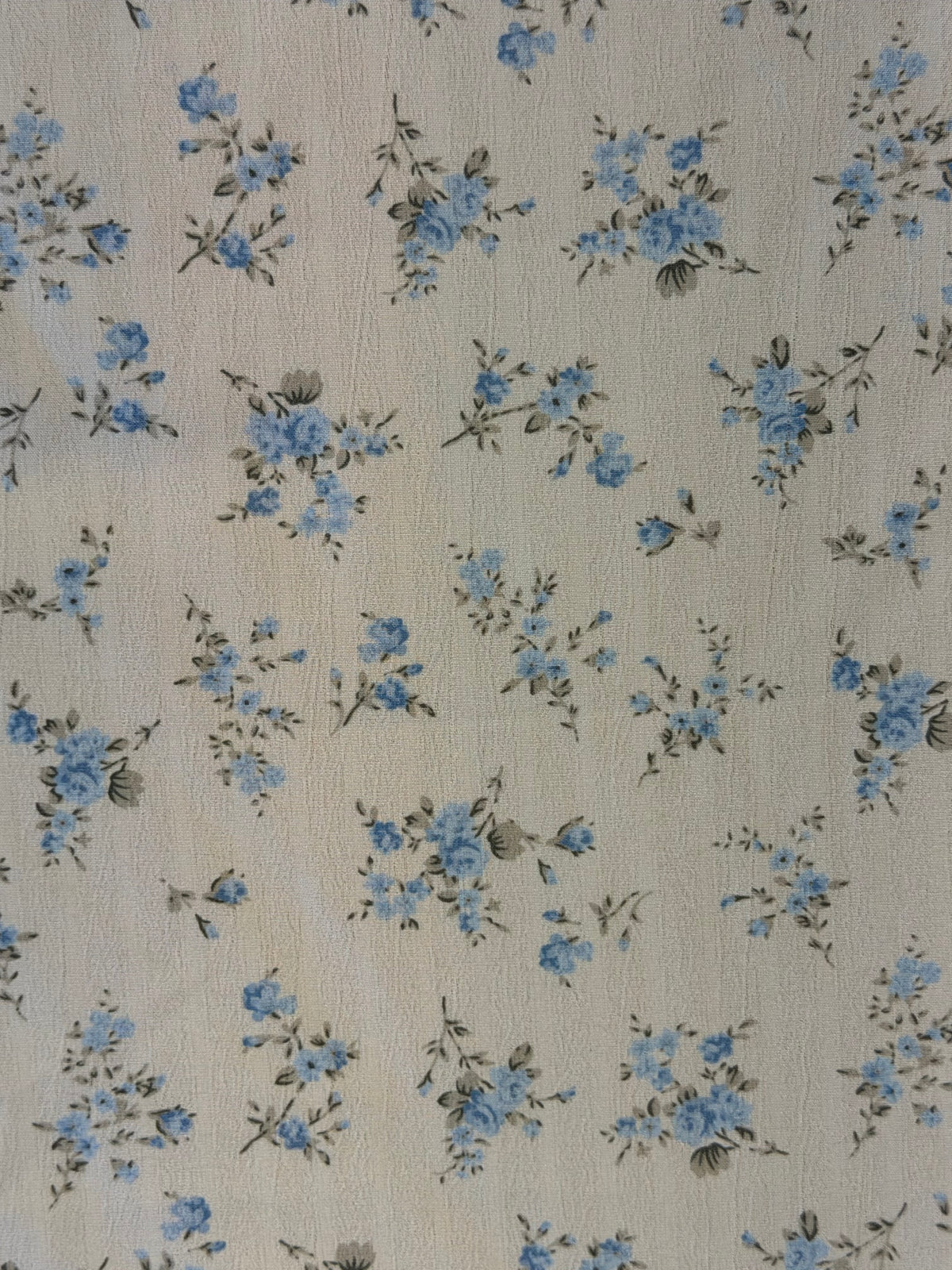 Floral Ditzy Crepe Fabric – 100% Polyester, 140cm Wide