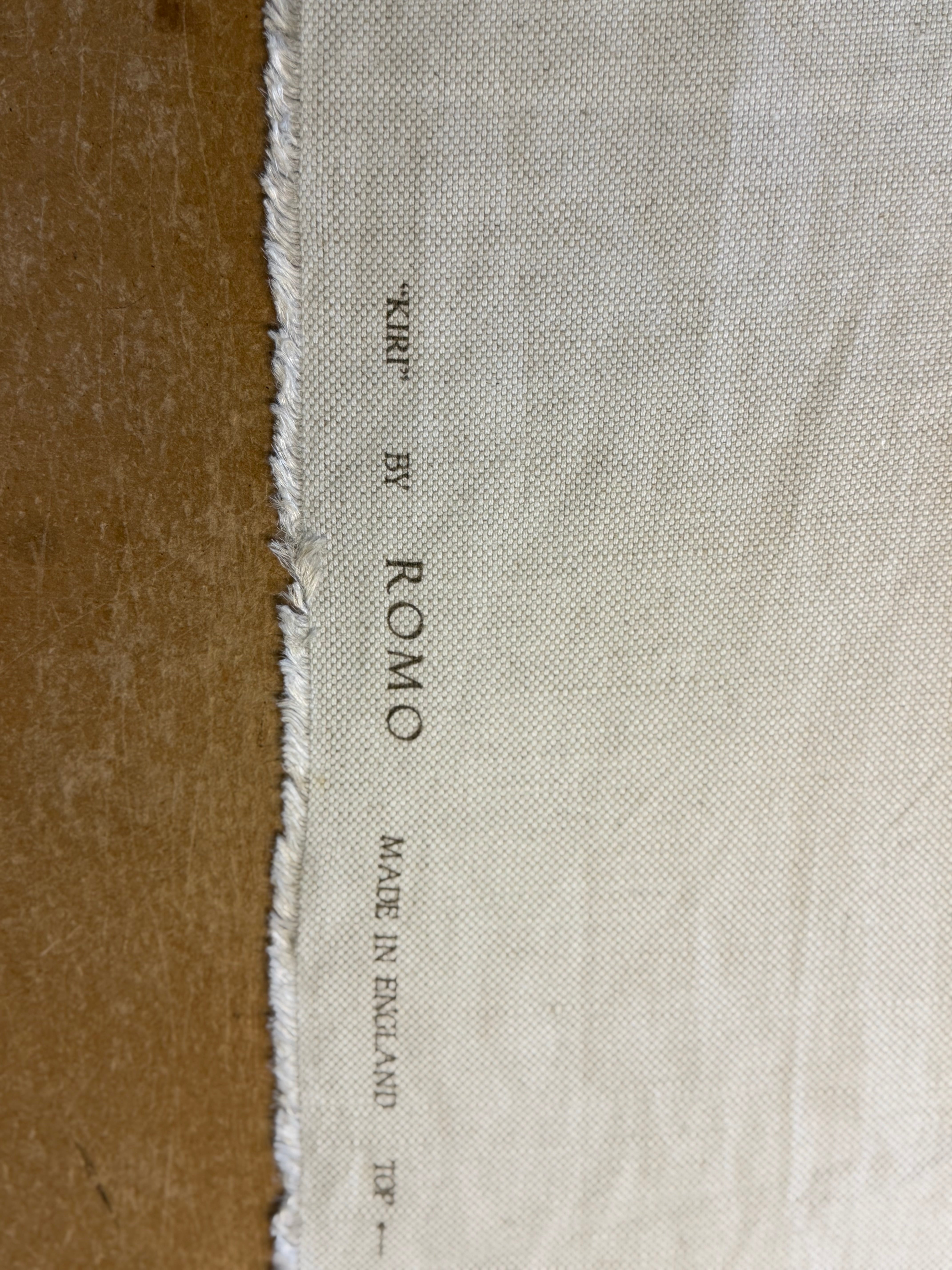 Kiri Furnishing Fabric by Romo – Cream Base Contemporary Floral Print