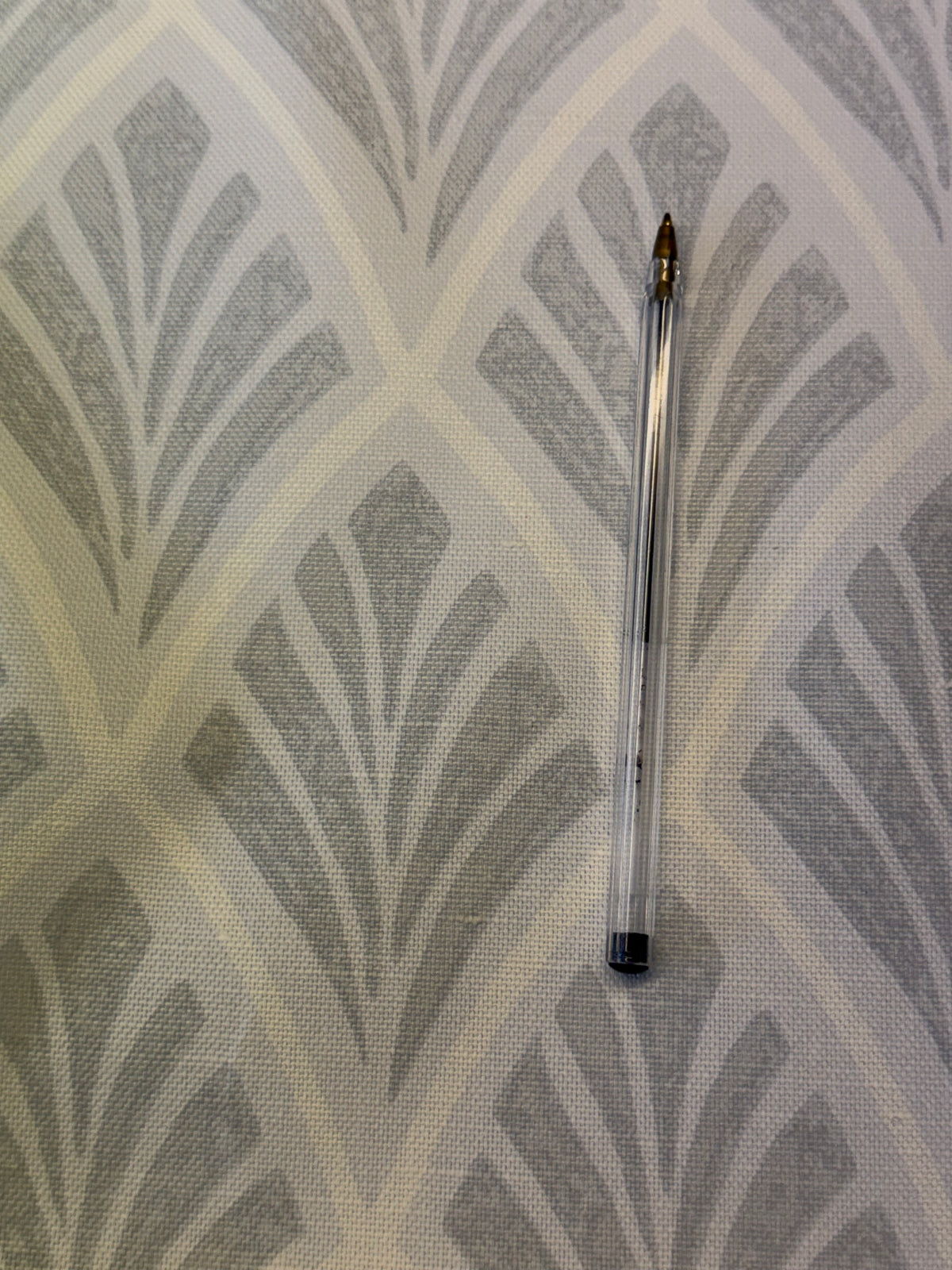 Grey Abstract Furnishing Fabric by Laura Ashley – 100% Cotton, 138cm Wide