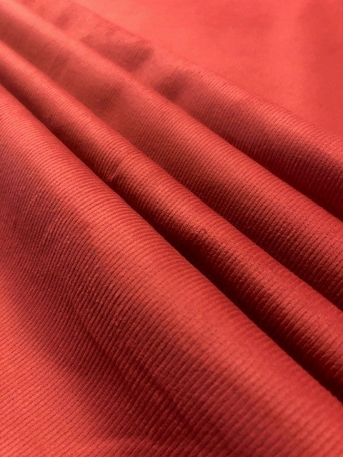 Brick 16-Wale Pincord Cotton Corduroy – 148 cm Wide