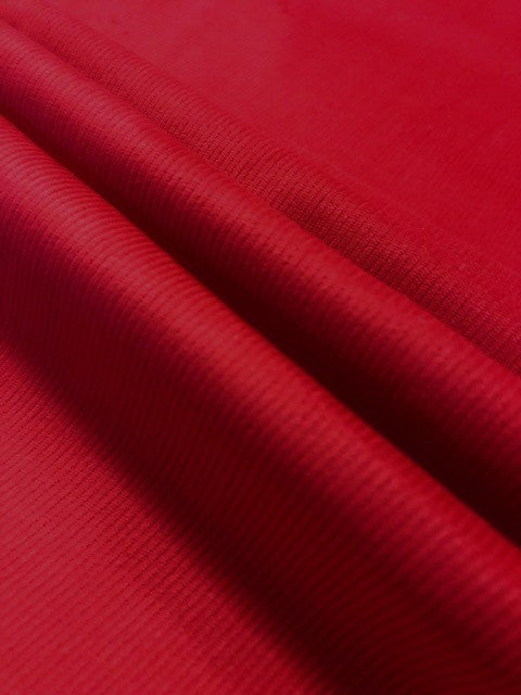 Red 16-Wale Cotton Corduroy – 148 cm Wide
