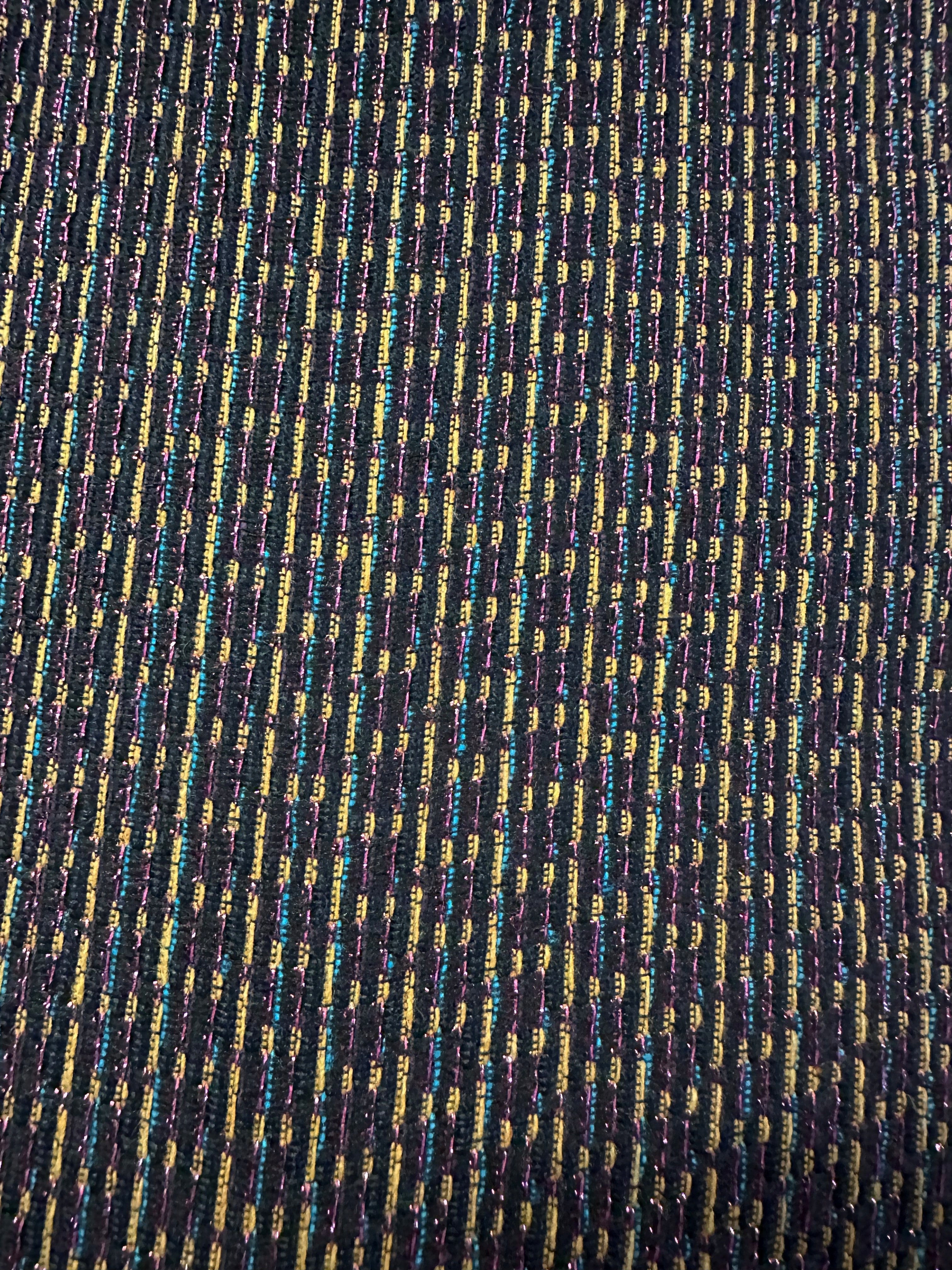 Bronze Cerise Cotton-Blend Fabric with Metallic Accents – 155 cm Wide