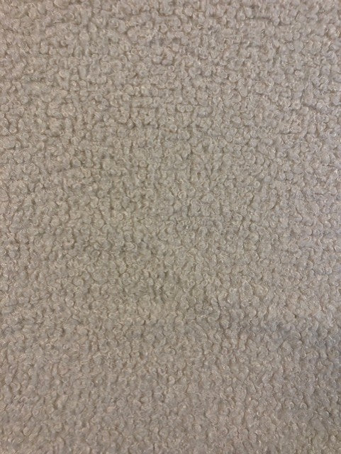 Cream Bouclé Fabric with Soft Touch Reverse – 150 cm Wide