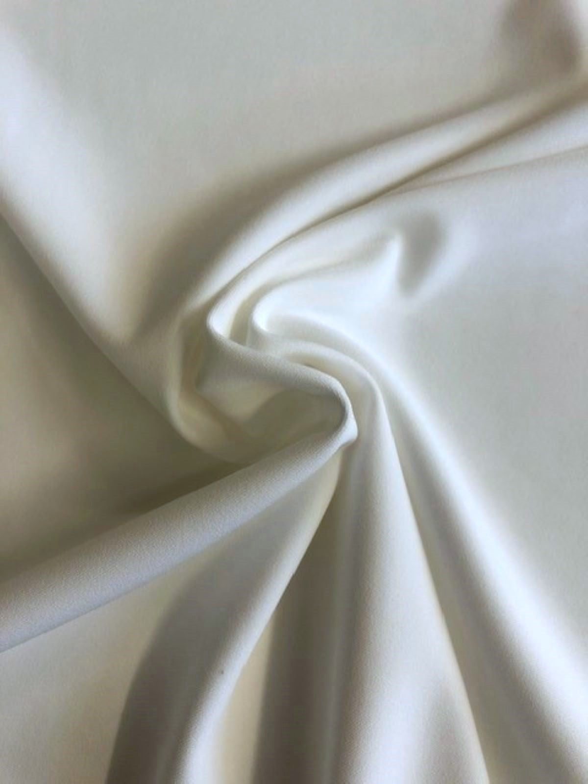 Ivory Two Way Woven Stretch Suiting Weight – 149 cm Wide