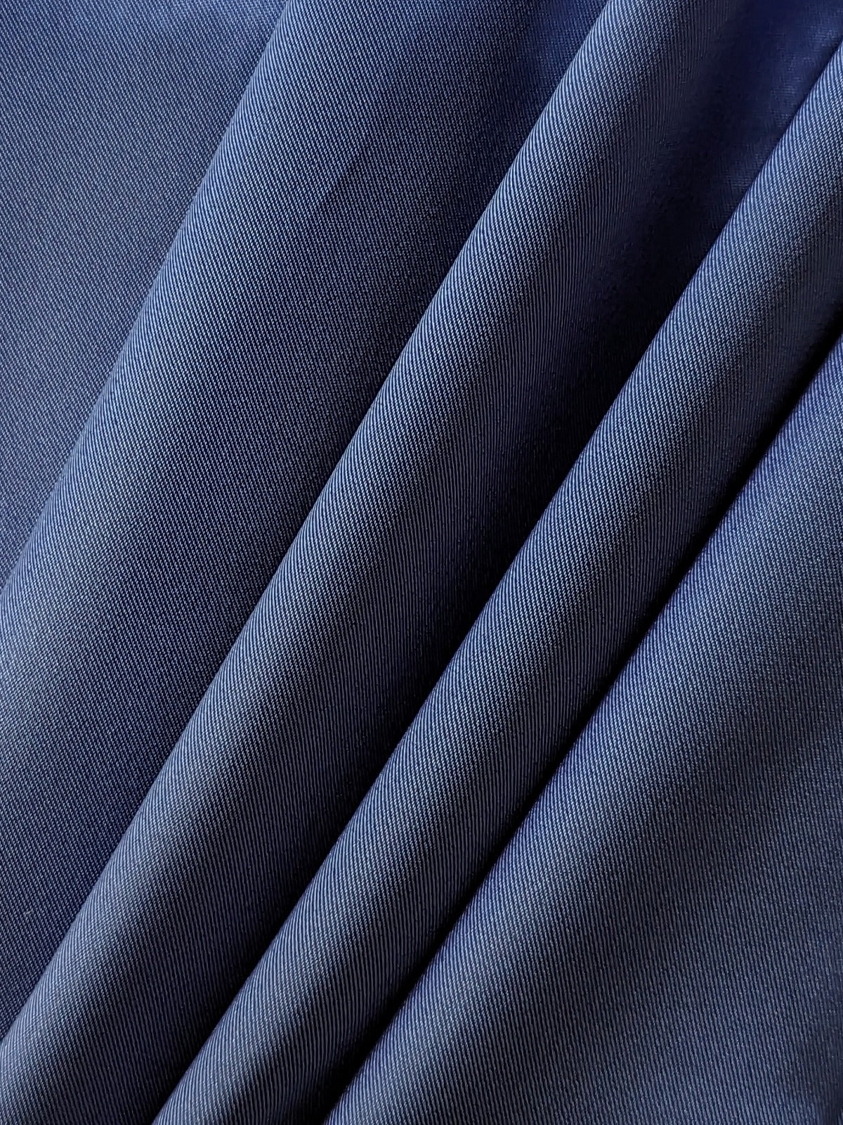 Mid Blue Poly/Viscose Stretch Lining