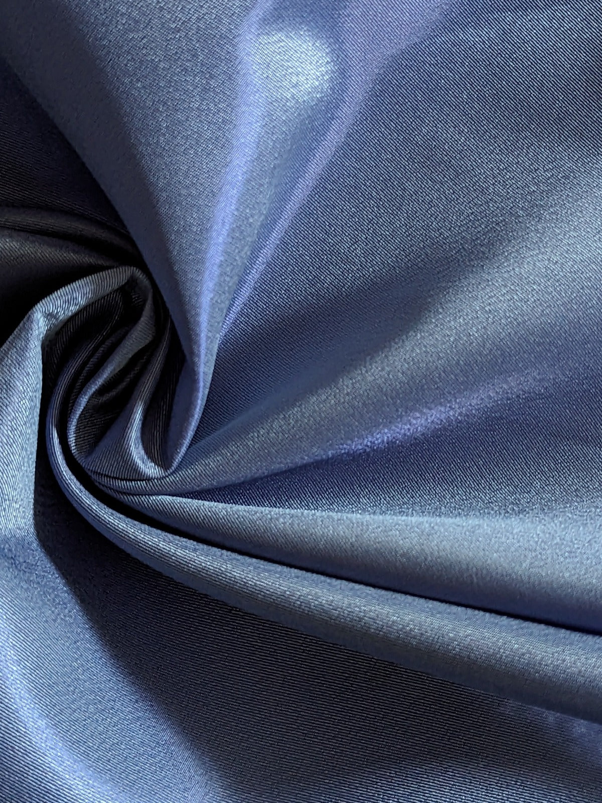 Mid Blue Poly/Viscose Stretch Lining