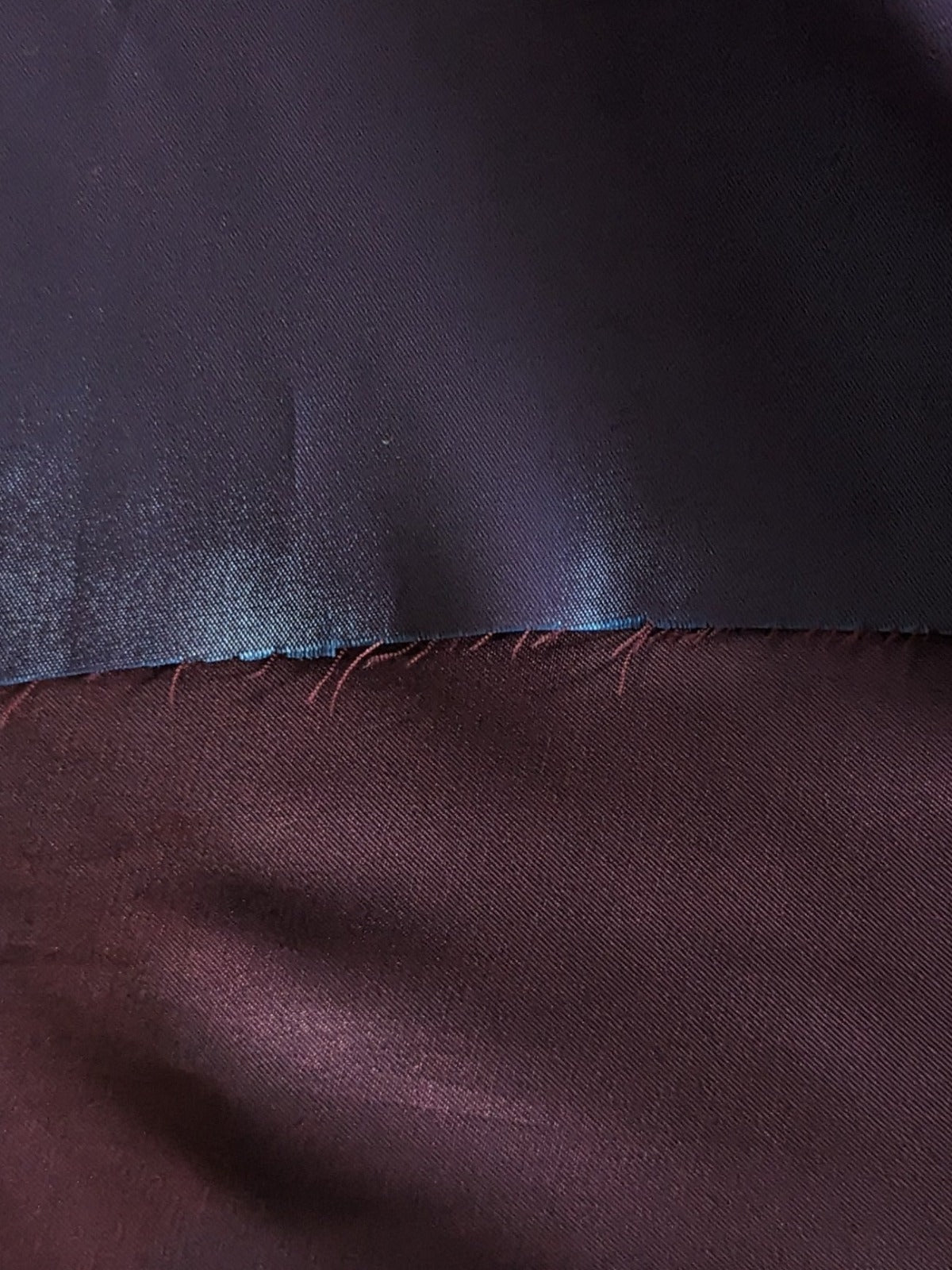Burgundy/Navy 2 Tone Poly/Viscose Stretch Lining