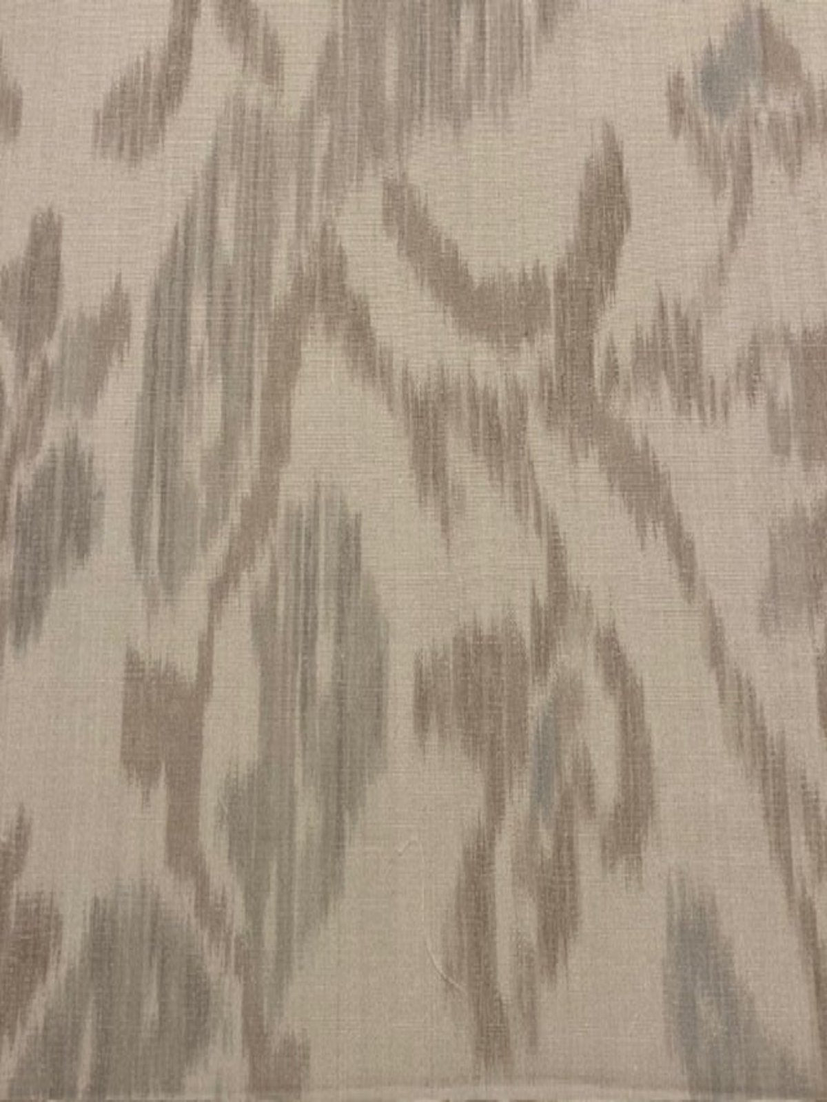 Blurred Grey & Mink Abstract Flower Print on Cotton