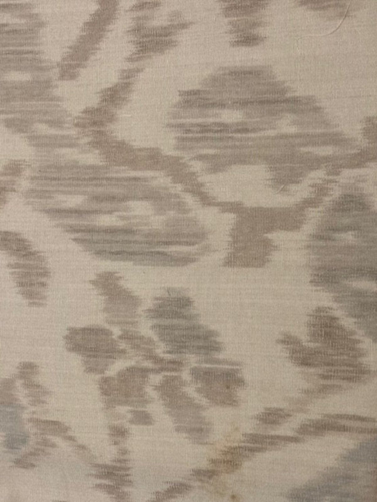 Blurred Grey & Mink Abstract Flower Print on Cotton