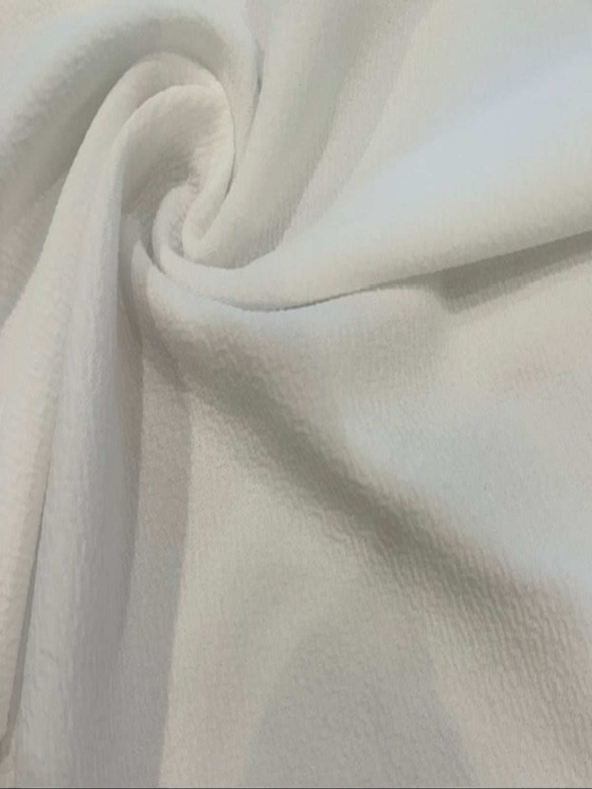 Ivory Textured Heavy Crepe Knit