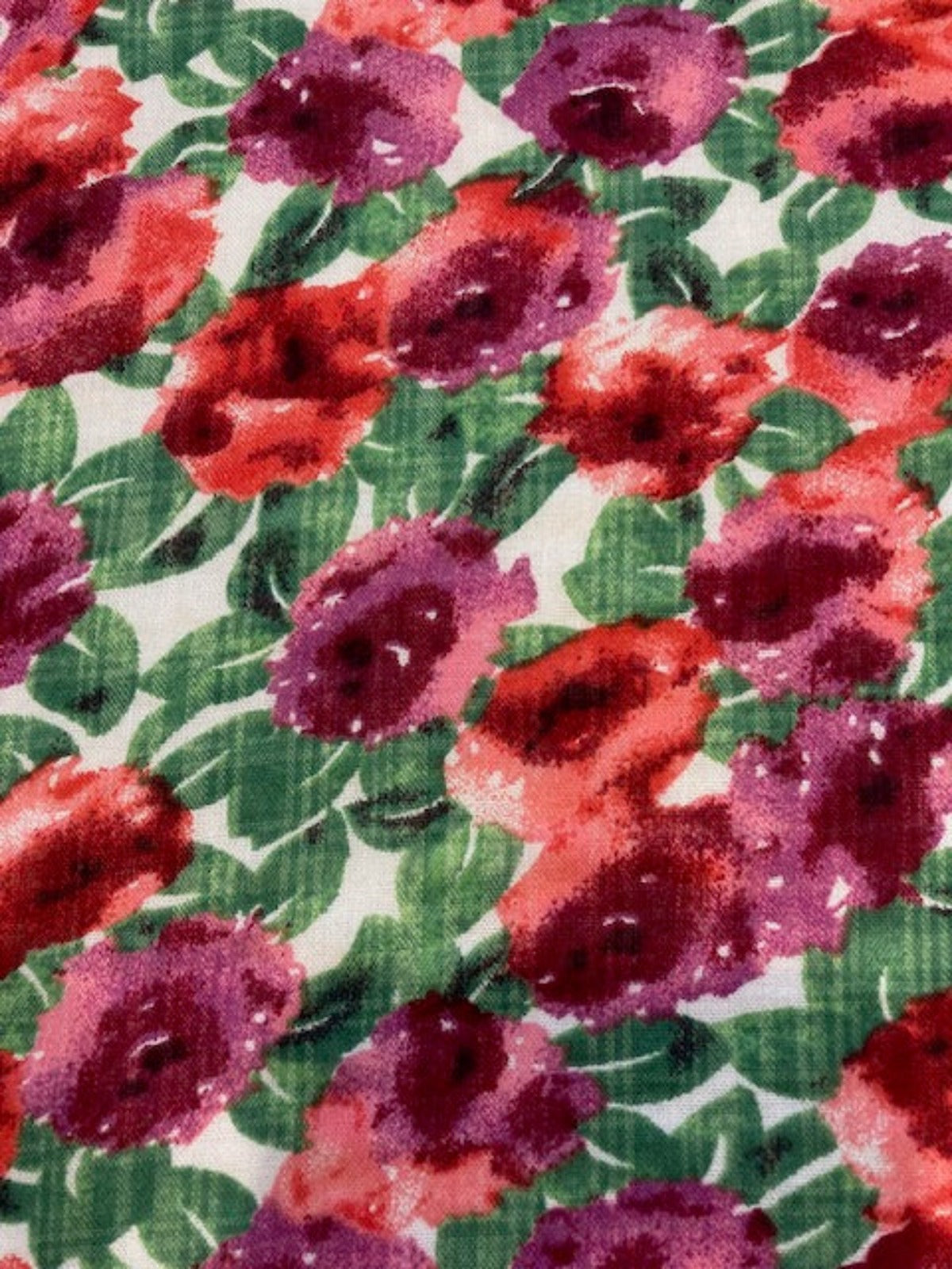 Fuchsia /Pink Allover Flowers