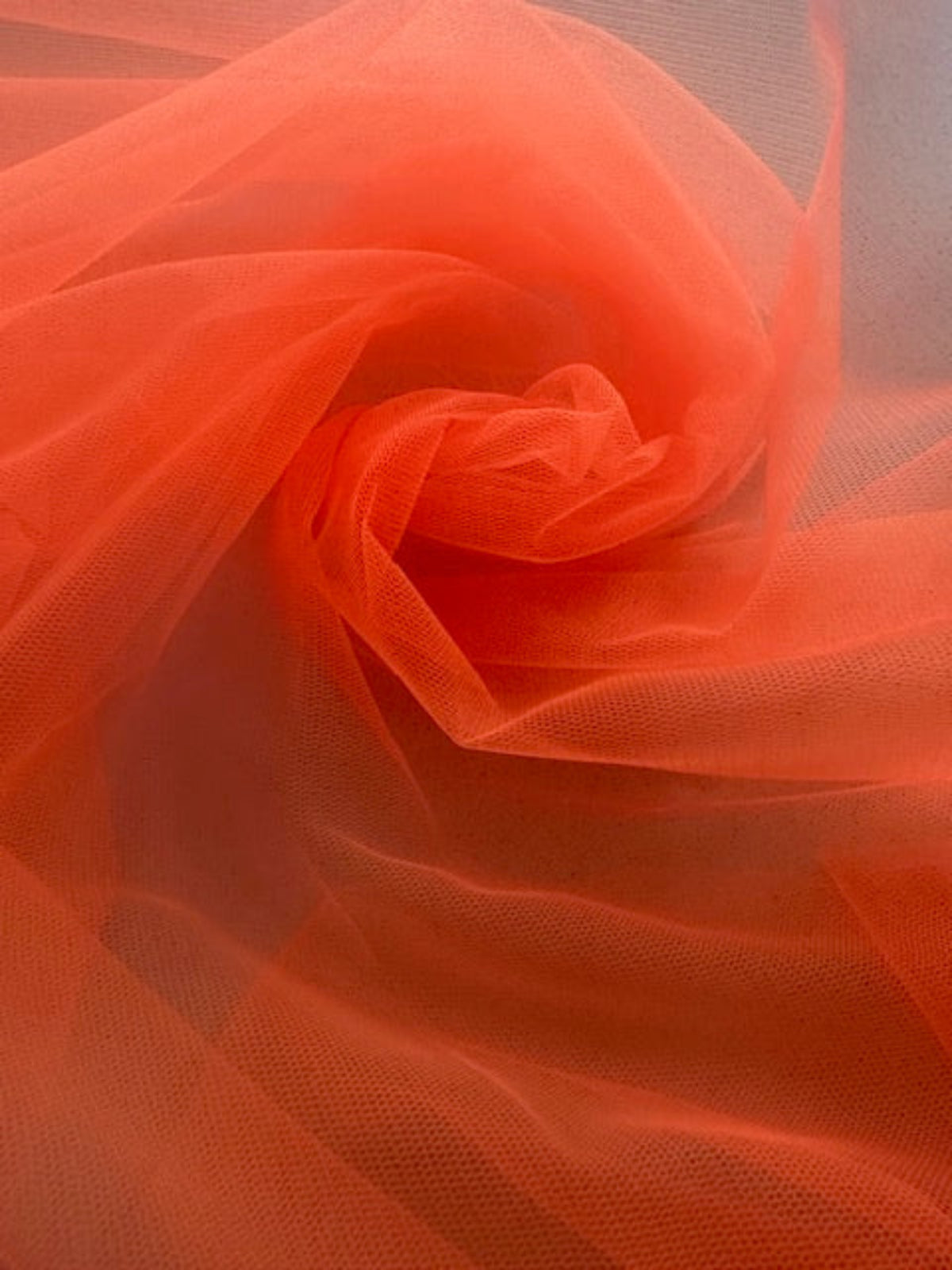 Bright Orange Soft Handle Tulle
