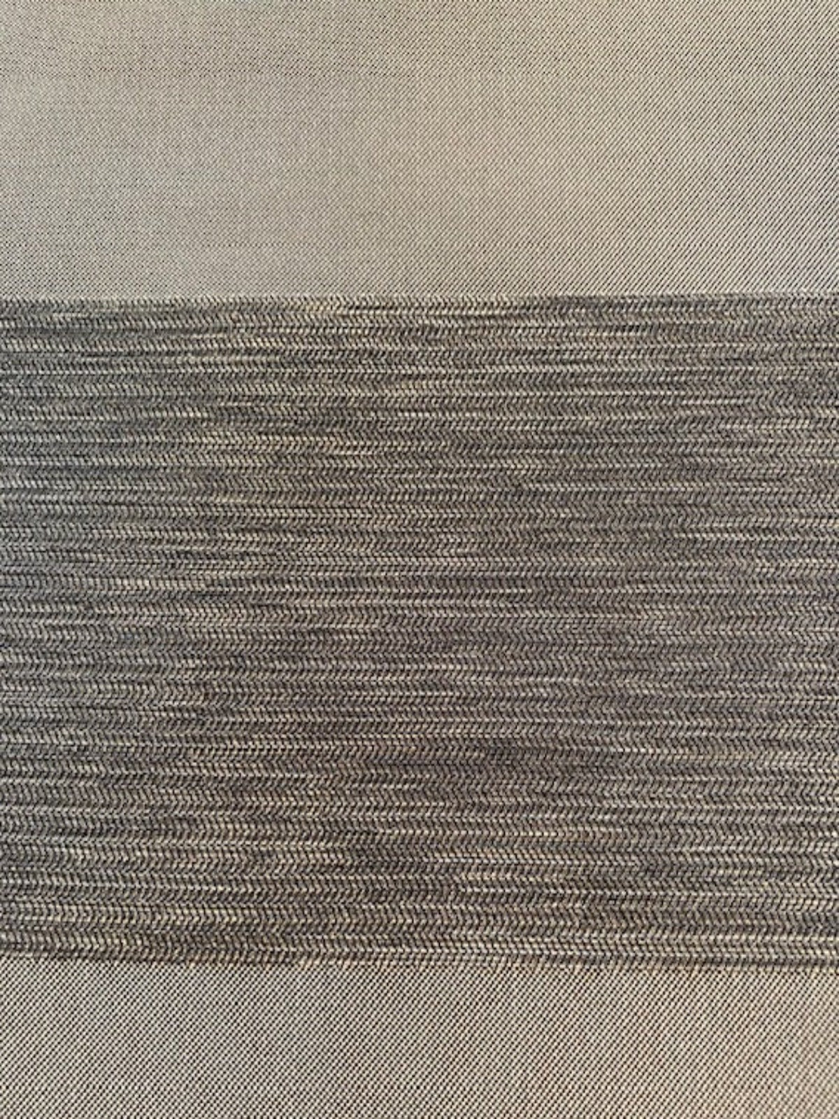 Turquoise /Grey/Chestnut Stripe. Stripes Running Across the Fabric